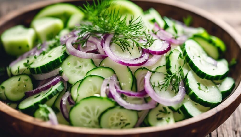 refreshing summer cucumber dish