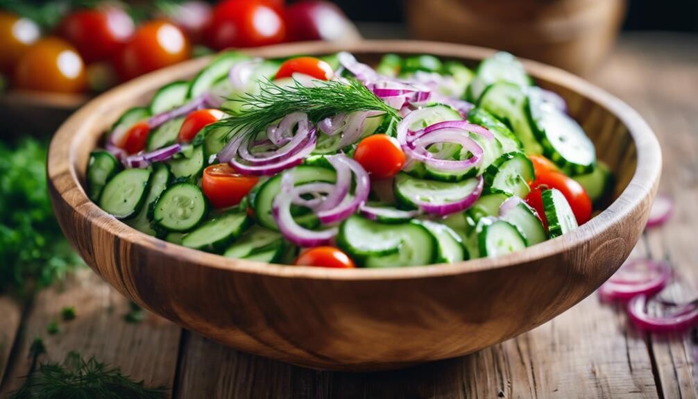 refreshing summer cucumber dish