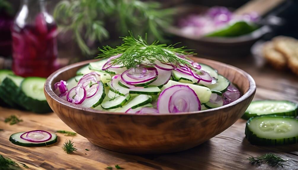 refreshing summer cucumber salad