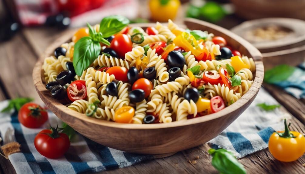 refreshing summer pasta dish