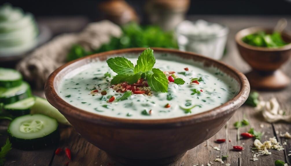 refreshing yogurt cucumber dip