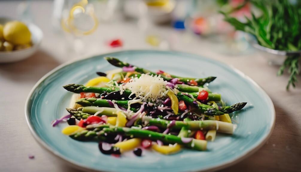roasted asparagus with balsamic