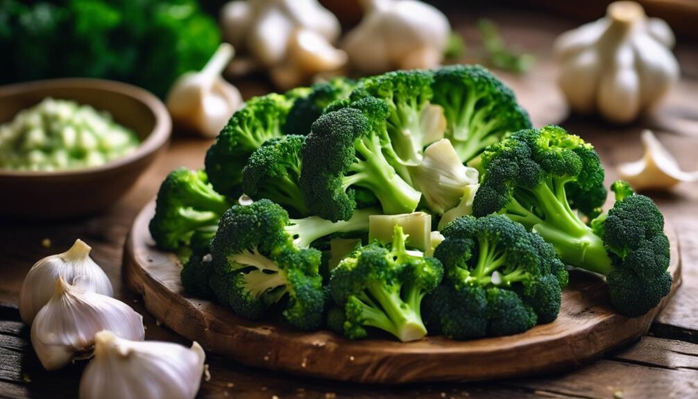 roasted broccoli with garlic