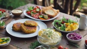 salmon patties side dishes