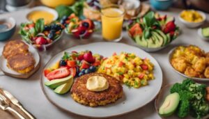 salmon patty breakfast sides