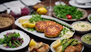 salmon patty side dishes