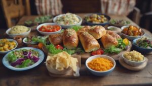 sausage roll sides galore