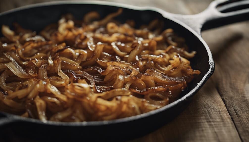 saut ed onions with sugar