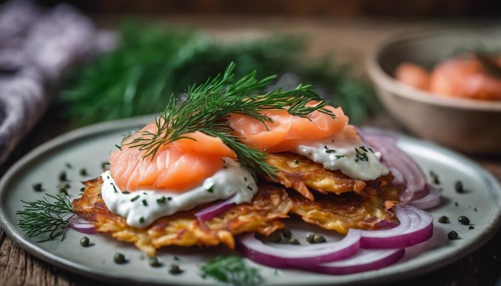 savory bagel and lox