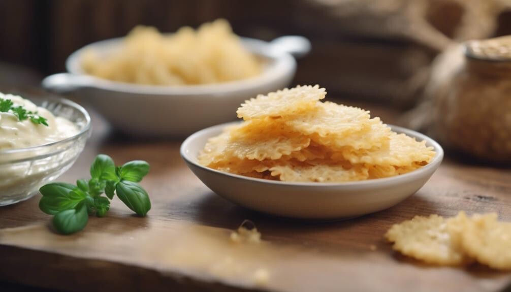 savory cheese snack option