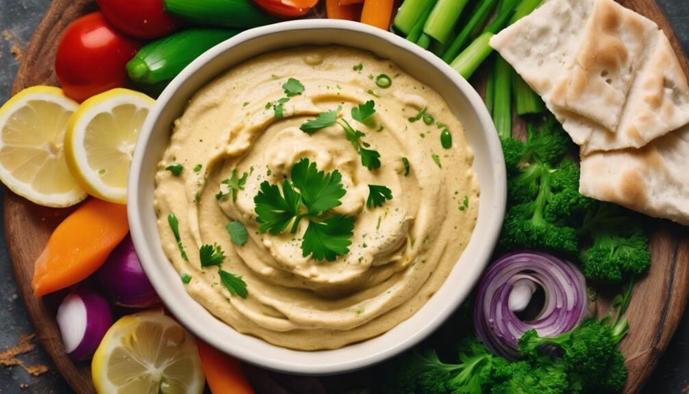 savory chickpea dip recipe