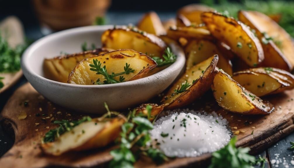 savory potato wedges recipe