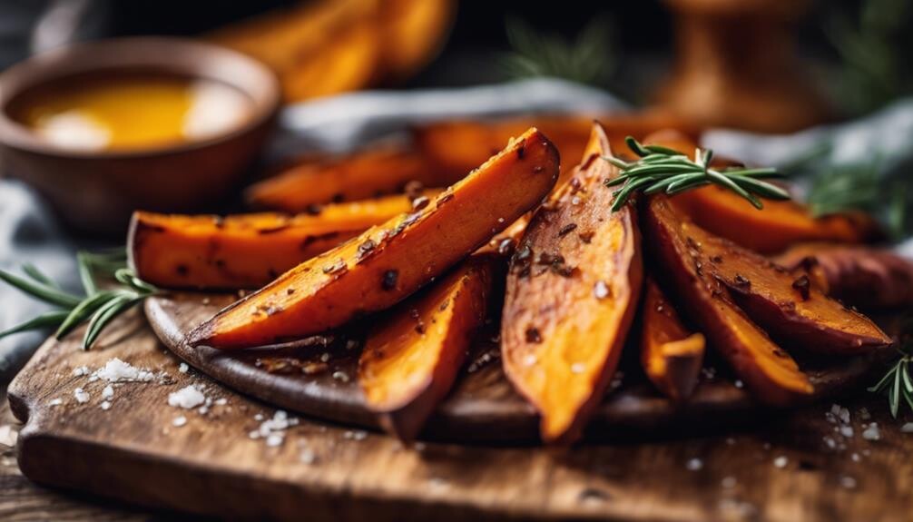 savory roasted sweet potatoes