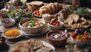 serving bread with sides