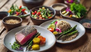 sesame tuna side dishes