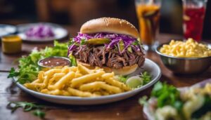 shredded beef sandwich sides