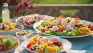 shrimp pasta salad sides