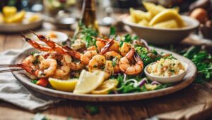 shrimp skewers side dishes