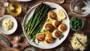 side dishes for baked scallops