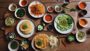 side dishes for green onion pancakes