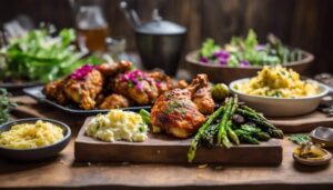 side dishes for hot honey chicken