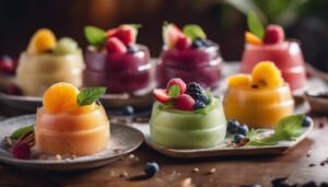 sorbet dessert side dishes
