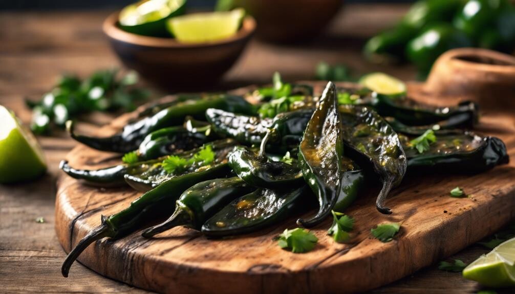 spicy and charred flavor