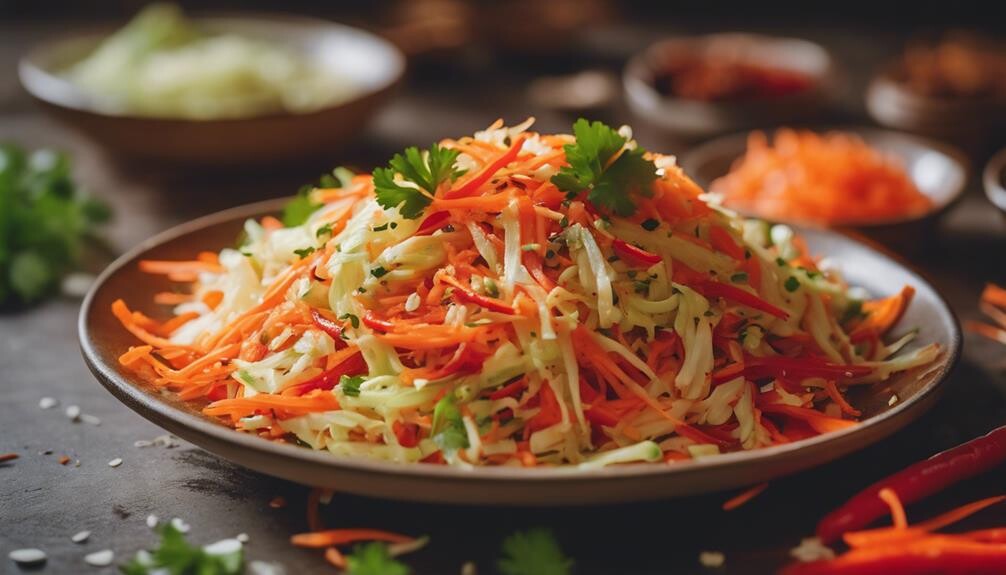 spicy cabbage salad recipe