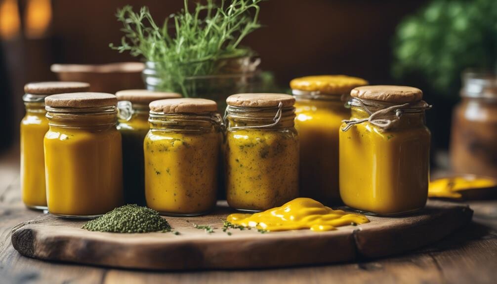 spicy yellow condiment sauce