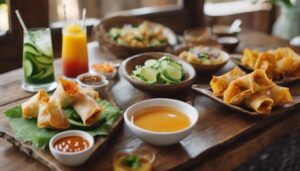 spring rolls side dishes