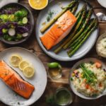 stuffed salmon side dishes