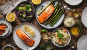 stuffed salmon side dishes