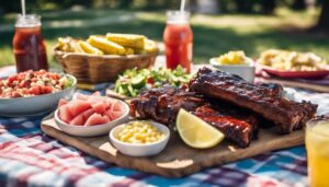 summer bbq rib sides