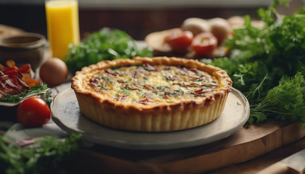 sweet and savory quiche