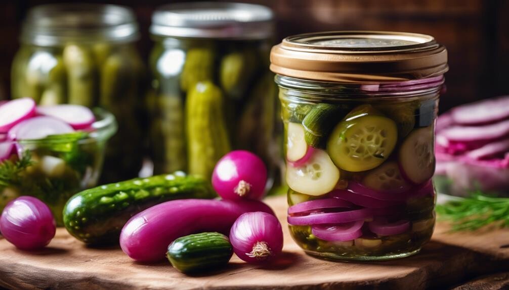 sweet and tangy cucumbers