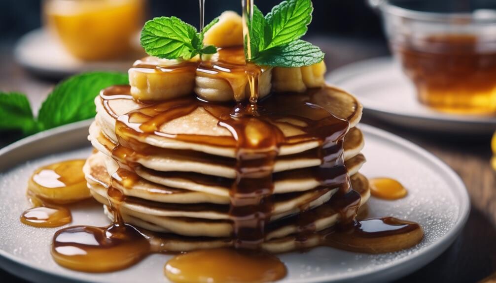 sweet sticky browned bananas