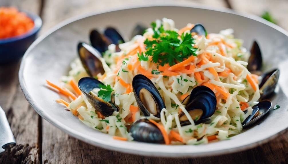 tangy and creamy slaw