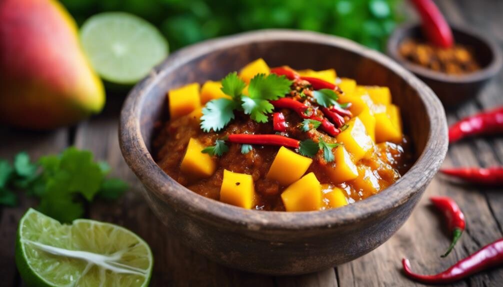 tangy condiment with fruit