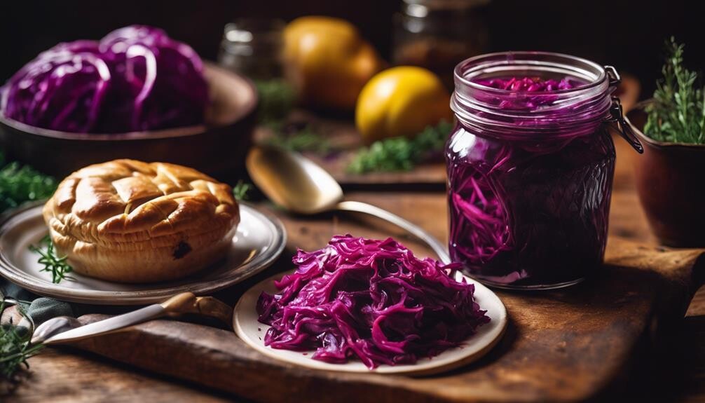 tangy purple cabbage delight