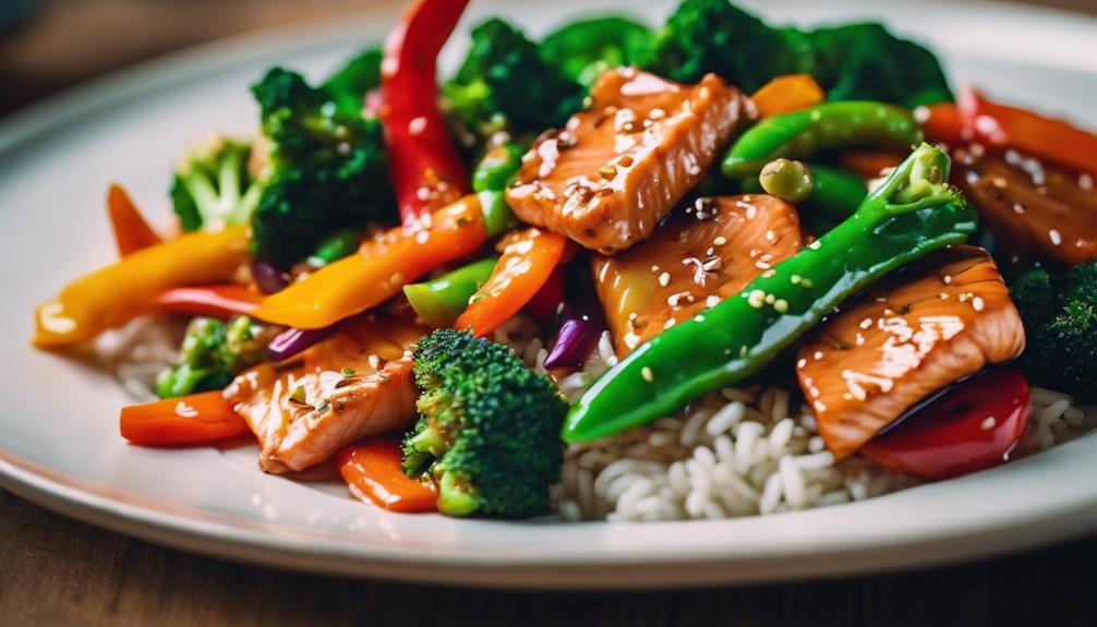 tasty and colorful veggies