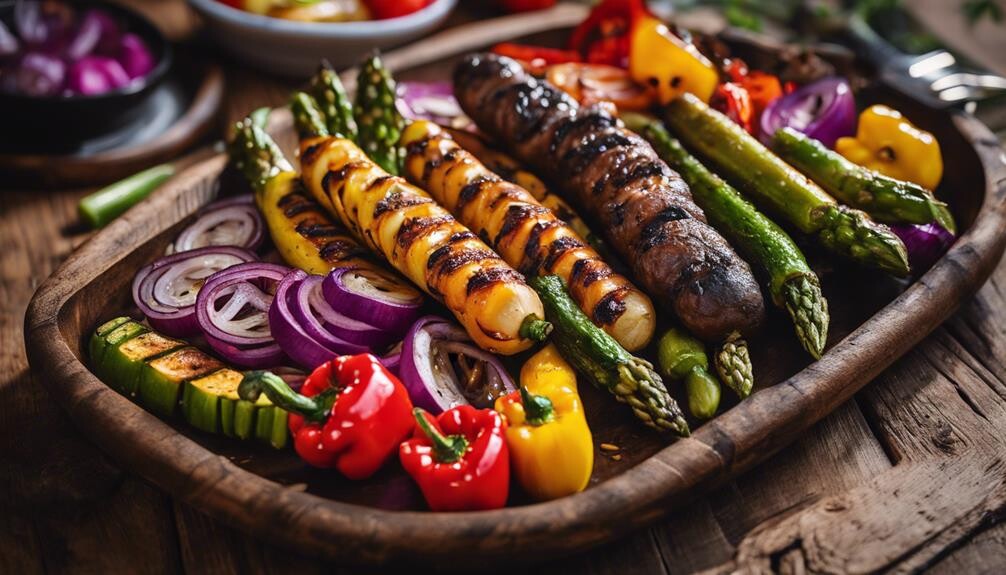 tasty barbecued vegetable medley