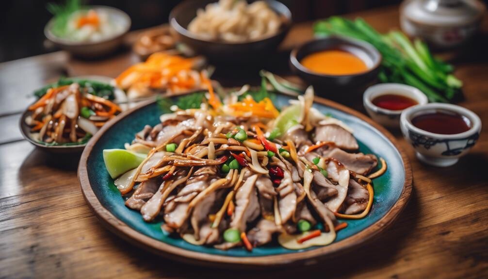 tasty chinese pork dish