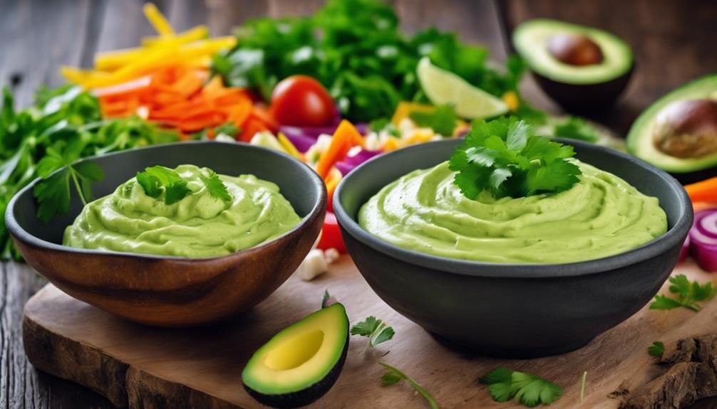 tasty guacamole made fresh