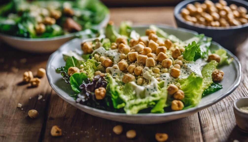 tasty vegan caesar salad