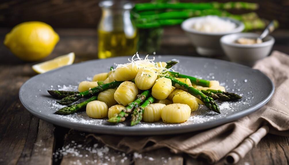 tender asparagus spears roasted