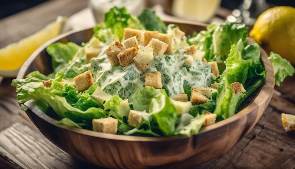 text summary in four words recipe for caesar salad
