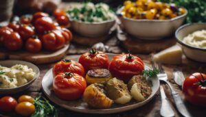 tomato stuffed side dishes