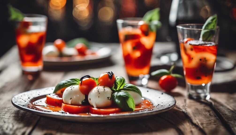 tomatoes mozzarella basil delight