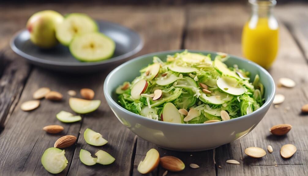 tossed with lemon vinaigrette