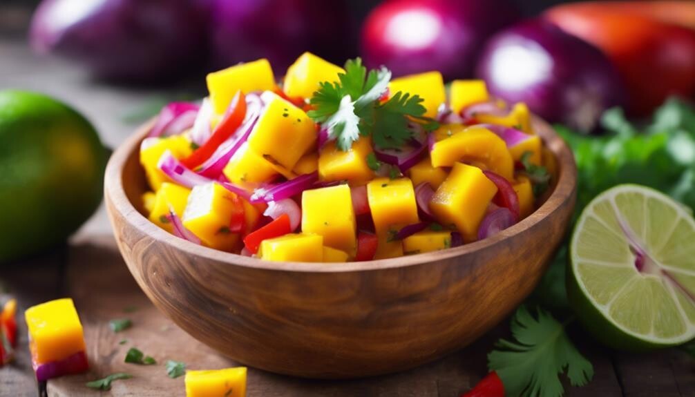 tropical fruit and spice